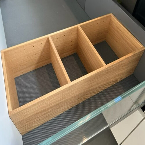 Eiken indeling voor voorraadlades, 472 diep