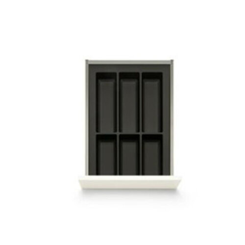 Gitta bestekindeling zwart voor Legrabox, breedte 322 mm, diepte 472 mm