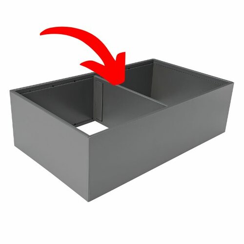 Steel Sasha dwarsverdeling, 218 mm breed