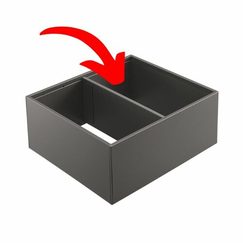 Steel Sasha dwarsverdeling, 242 mm breed