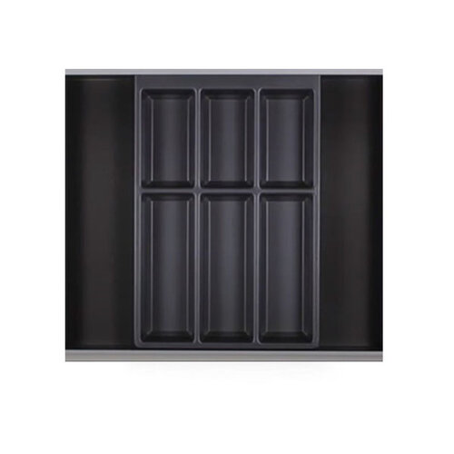 Gitta bestekindeling zwart met gesloten zijkanten voor Legrabox, breedte 300 mm, diepte 472 mm