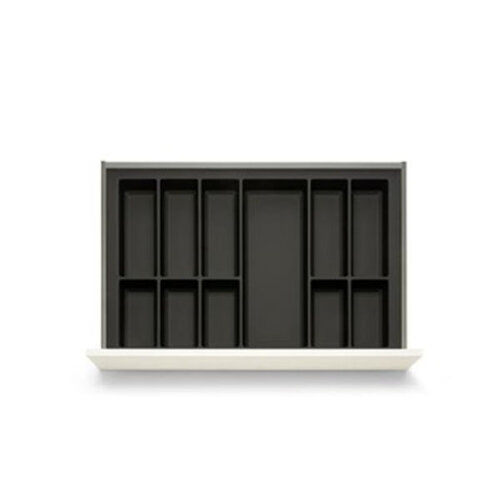 Gitta bestekindeling zwart voor Legrabox, breedte 722 mm, diepte 472 mm