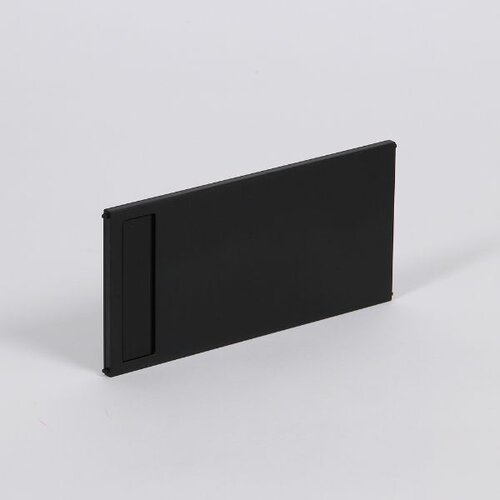 AMBIA-LINE dwarsverdeling, 242 mm breed, Carbonzwart