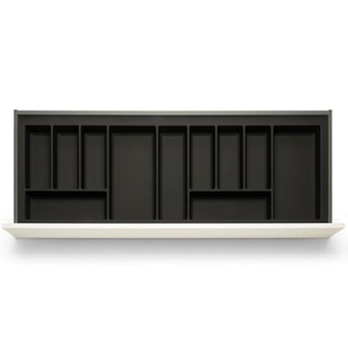 Gitta bestekindeling zwart voor Legrabox, breedte 1122 mm, diepte 422 mm