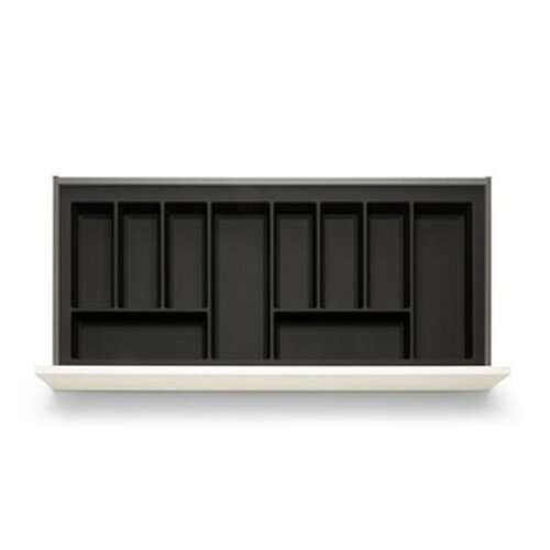 Gitta bestekindeling zwart voor Legrabox, breedte 922 mm, diepte 422 mm