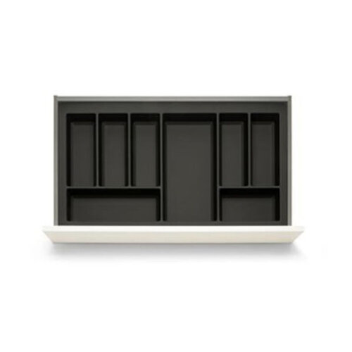 Gitta bestekindeling zwart voor Legrabox, breedte 722 mm, diepte 422 mm