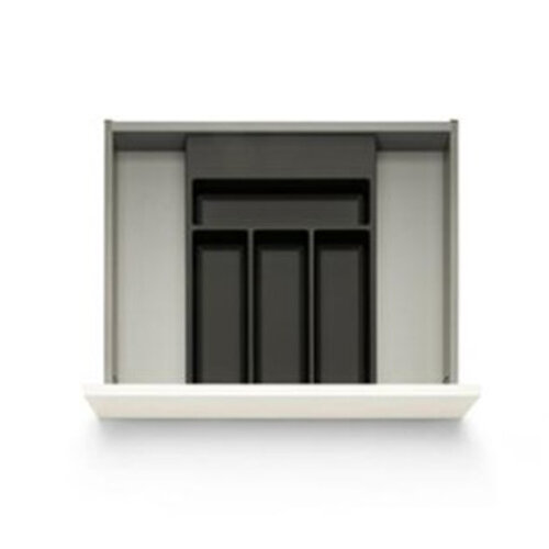 Gitta bestekindeling zwart met gesloten zijkanten voor Legrabox, breedte 300 mm, diepte 422 mm