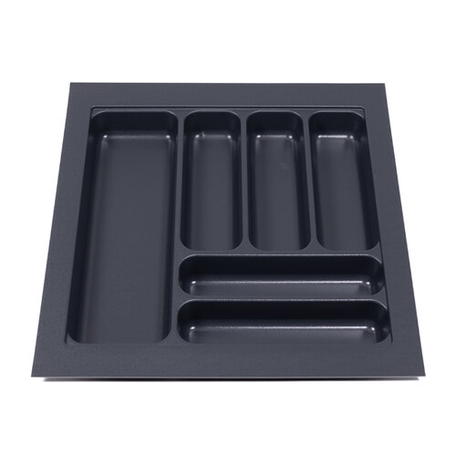 Bestekbak 445 mm tot 500 mm breed antraciet (Basic)