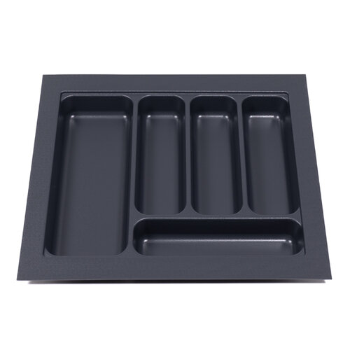 Bestekbak 445 mm tot 500 mm breed antraciet (Basic)