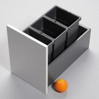 Set afvalemmers hoog 280 mm, breed 210 mm, diep 420 mm