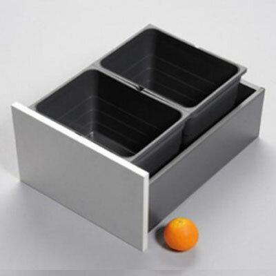 Set afvalemmers hoog 225 mm, breed 310 mm, diep 460 mm