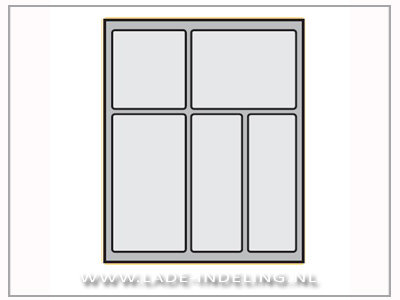 InnoTech OrgaTray classic bestekbak 38.6 - 43.5/44.1 - 52cm