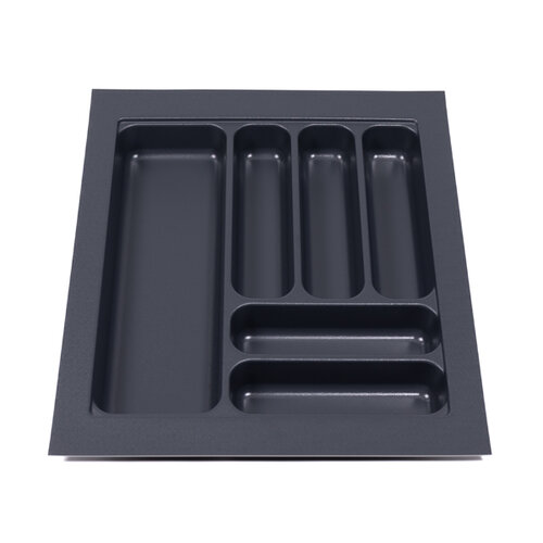 Bestekbak 395 mm tot 450 mm breed antraciet (Basic)