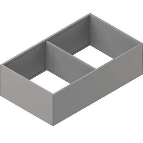 Steel Stiga lade-indeling, 218 mm breed, Indium grijs