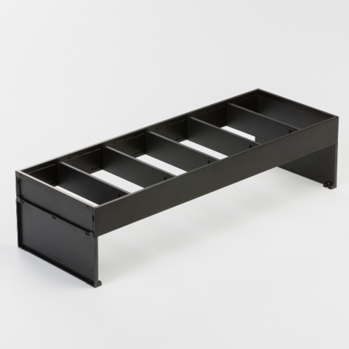 Liquid Lester Flessenrek breedte 200 mm, Carbonzwart