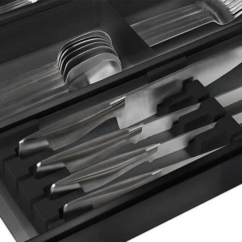 Messenhouder voor Cuisio bestekbakken zwart