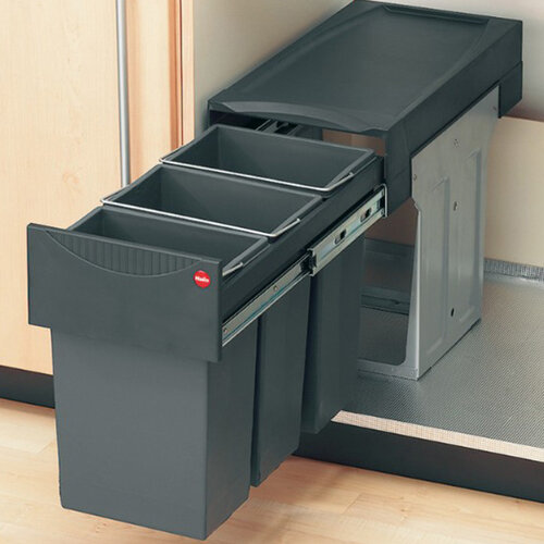 Hailo Terzett Afvalemmer 3 x 10 liter, 