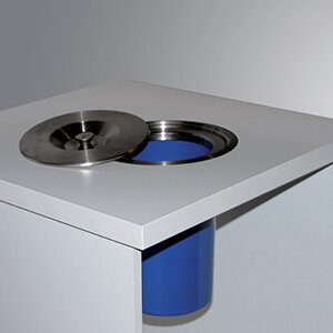 Inbouw afvalemmer met deksel, 8 liter