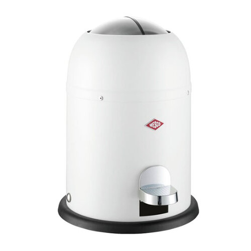 Wesco mini master afvalemmer, wit mat