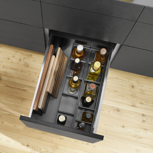 Liquid Luigi Flessenrek breedte 100 mm, Indium grijs