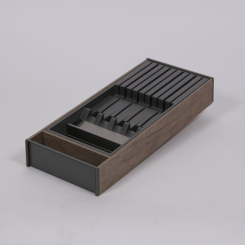 Messenhouder in Grijs / Nebraska eikendecor frame