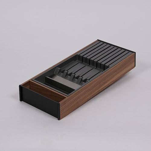 Messenhouder in Zwart / Tennessee notendecor frame