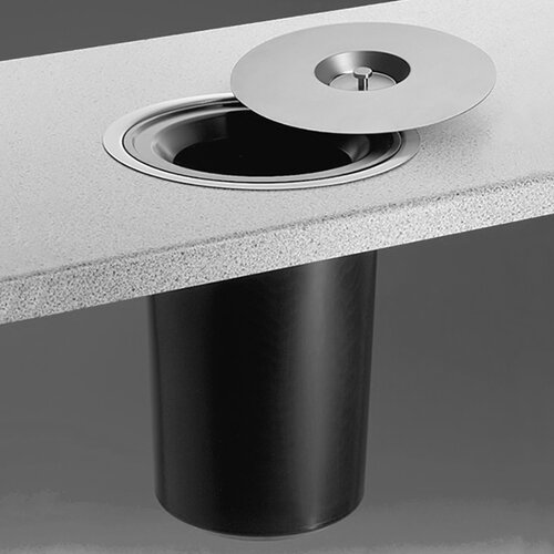 Wesco Ergo-Master inbouw afvalemmer met deksel, 11 liter