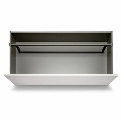 Dubbele reling voor legrabox voorraadlades tot 120 cm breed