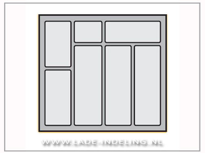 InnoTech OrgaTray classic bestekbak 48.6 - 53.5/38 - 44cm