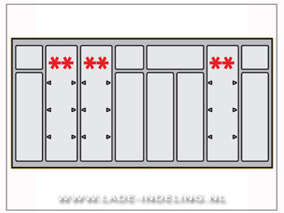 InnoTech OrgaTray classic bestekbak 88.6 - 93.5/38 - 44cm