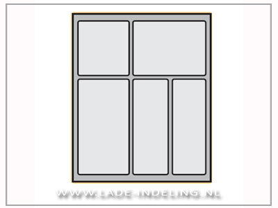 InnoTech OrgaTray classic bestekbak 43.6 - 48.5/44.1 - 52cm