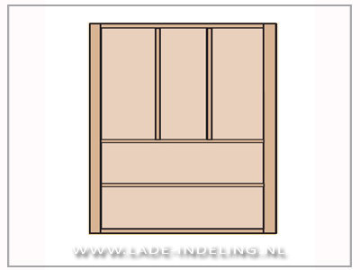 InnoTech OrgaTray Exclusiv 1 bestekbak 40/47cm