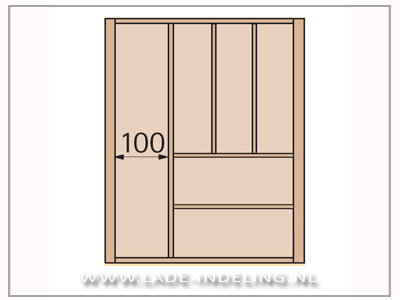 InnoTech OrgaTray Exclusiv 1 bestekbak 45/47cm