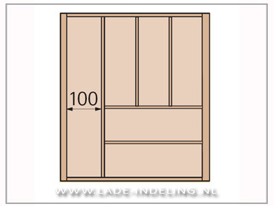 InnoTech OrgaTray Exclusiv 1 bestekbak 50/52cm