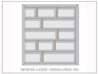 InnoTech OrgaTray Deluxe 2 bestekbak 50/47cm