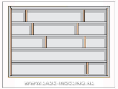 InnoTech OrgaTray Deluxe 2 bestekbak 80/62cm
