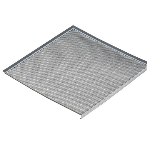 Inlegbodem aluminium voor gootsteenkast, breedte 561mm tot 568 mm