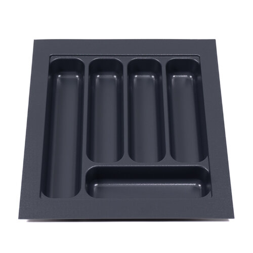 Bestekbak 345 mm tot 400 mm breed antraciet (Basic)