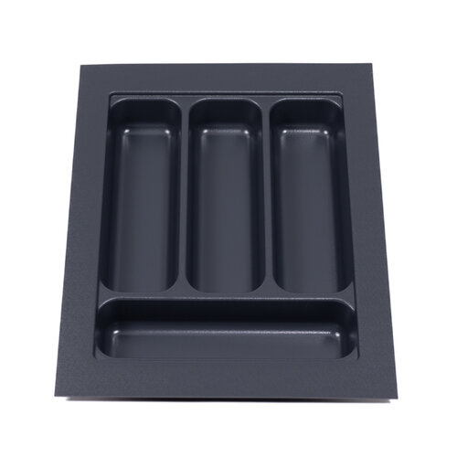 Bestekbak 305 mm tot 350 mm breed antraciet (Basic)