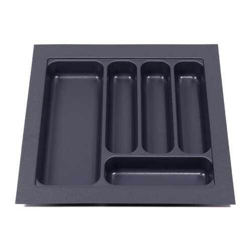 Bestekbak 400 mm tot 450 mm breed antraciet (Basic)