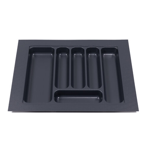 Bestekbak 500 mm tot 600 mm breed antraciet (Basic)