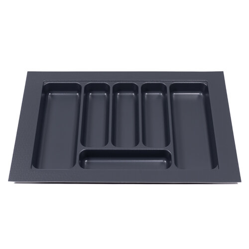 Bestekbak 600 mm tot 700 mm breed antraciet (Basic)