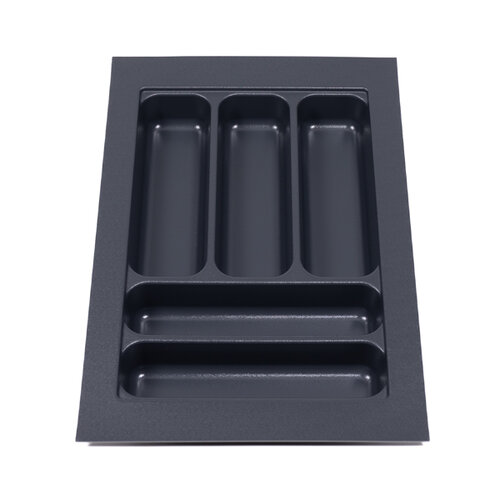 Bestekbak 310 mm tot 350 mm breed antraciet (Basic)