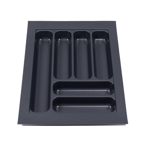 Bestekbak 360 mm tot 400 mm breed antraciet (Basic)