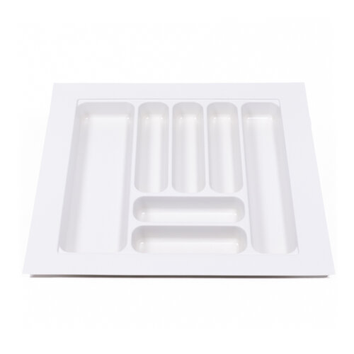 Bestekbak 505 mm tot 600 mm breed wit (Basic)
