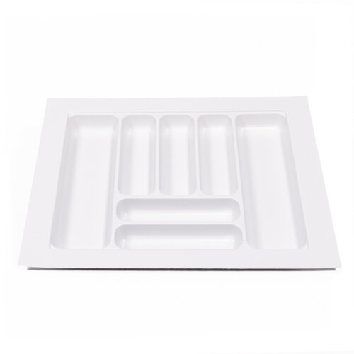 Bestekbak 595 mm tot 700 mm breed wit (Basic)