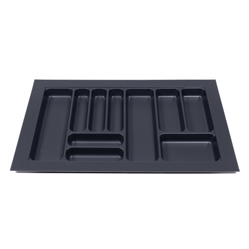 Bestekbak 795 mm tot 900 mm breed antraciet (Basic)