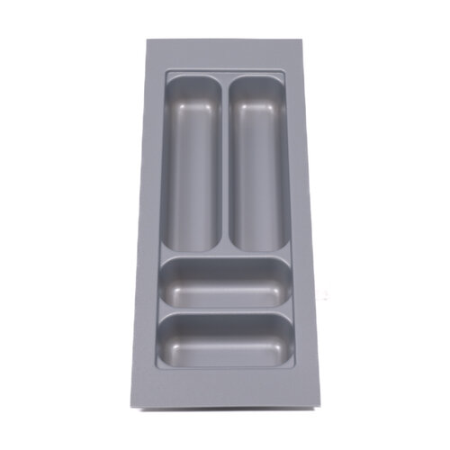 Bestekbak 180mm tot 200 mm breed zilvergrijs (Basic)