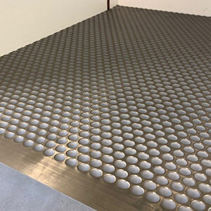 Aqua non mat RVS look voor gootsteenkast tot 1170 mm breed