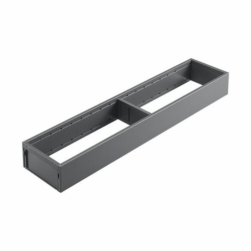 AMBIA-LINE lade-indeling, 100 mm breed, Oriongrijs